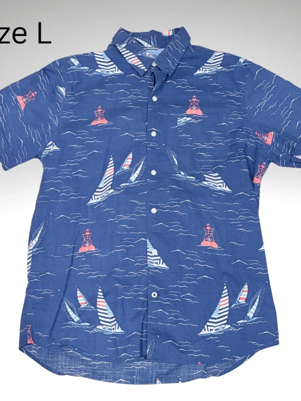 Izod Saltwater button down. Size L